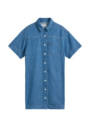 Jeanskleid relaxed - 5371-Aqua_Multi_07 - Blau