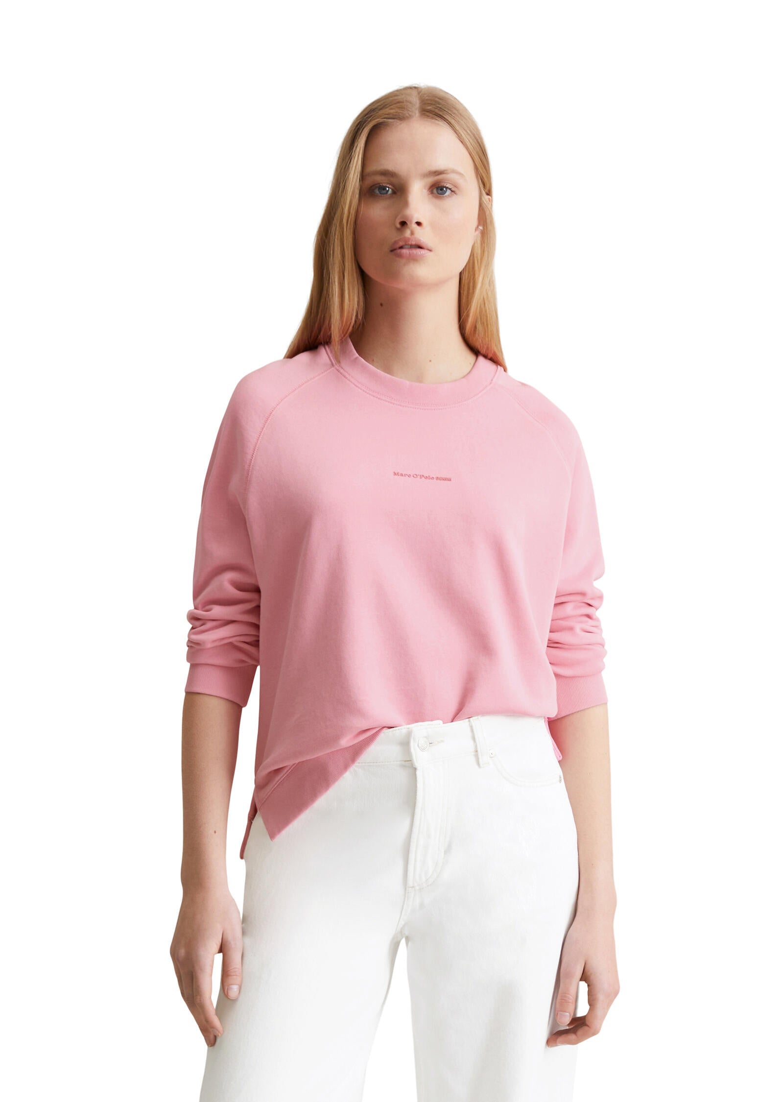 Sweatshirt - 7848-Soft Pink - Pink