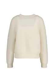 Strickpullover aus Wolle - 1171-White Blush - Creme