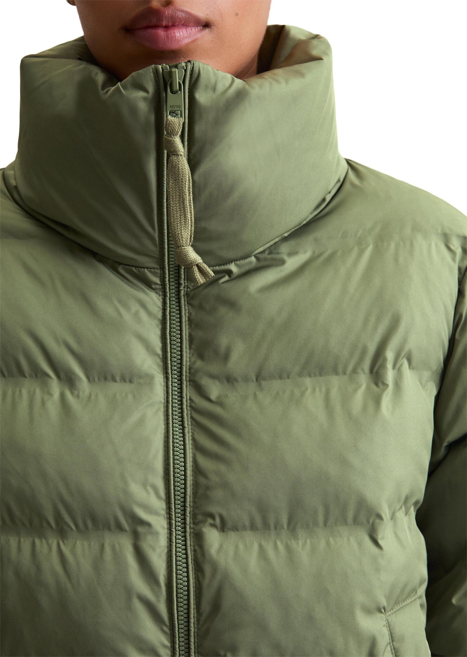 Pufferjacke mit Stehkragen Regular Fit - 3255-Desert Sage - Grün