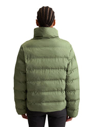 Pufferjacke mit Stehkragen Regular Fit - 3255-Desert Sage - Grün