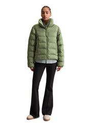Pufferjacke mit Stehkragen Regular Fit - 3255-Desert Sage - Grün