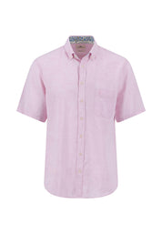 Leinenhemd Regular Fit - 463-light peony - Rosa