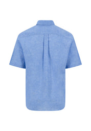 Leinenhemd Regular Fit - 604-crystal blue - Blau