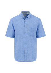 Leinenhemd Regular Fit - 604-crystal blue - Blau
