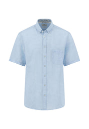 Leinenhemd Regular Fit - 607-summer breeze - Blau