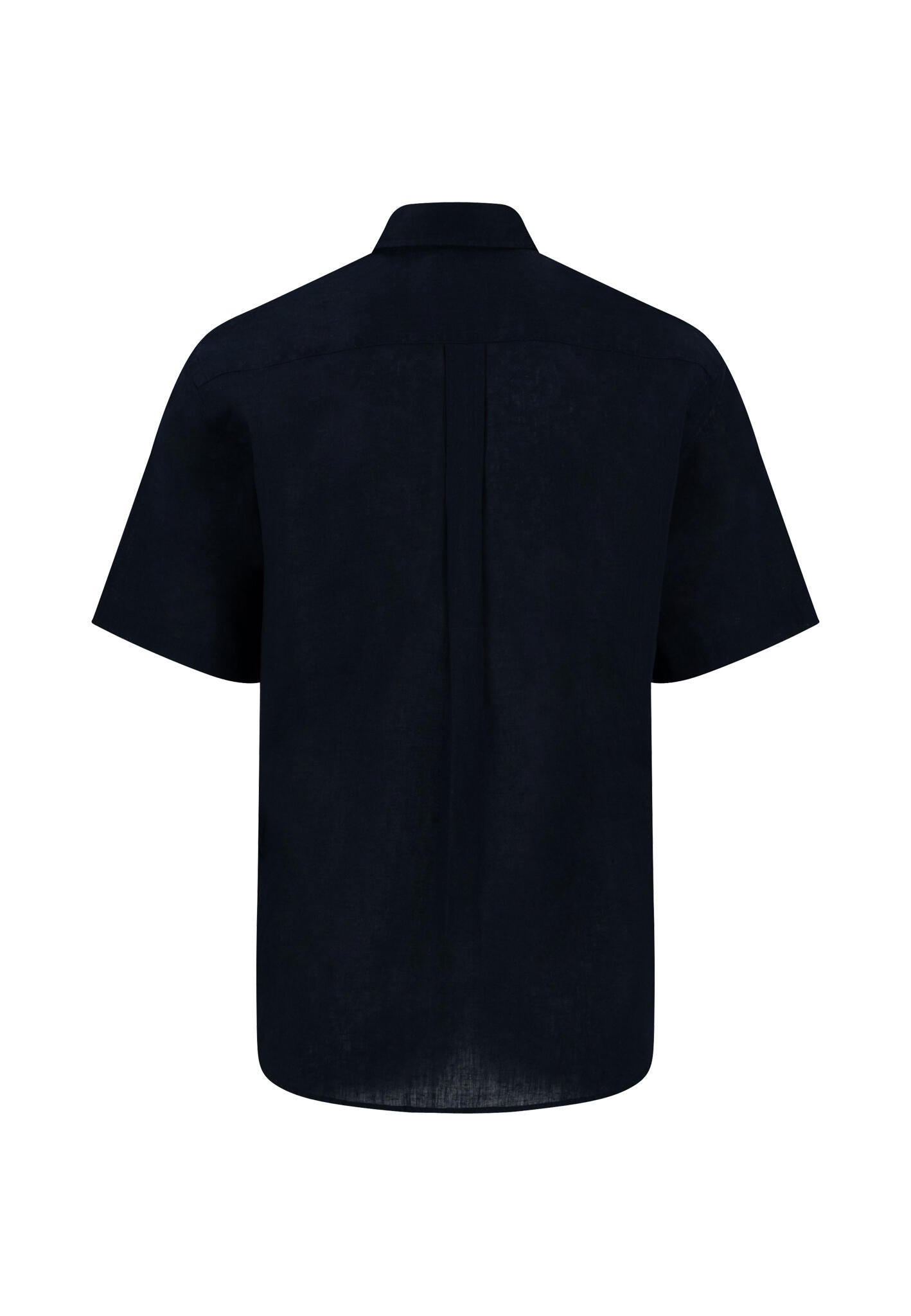 Leinenhemd Regular Fit - 685-navy - Blau