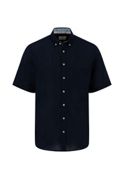 Leinenhemd Regular Fit - 685-navy - Blau