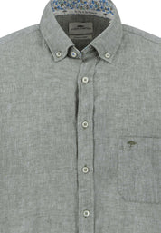 Leinenhemd Regular Fit - 729-olive - Grün