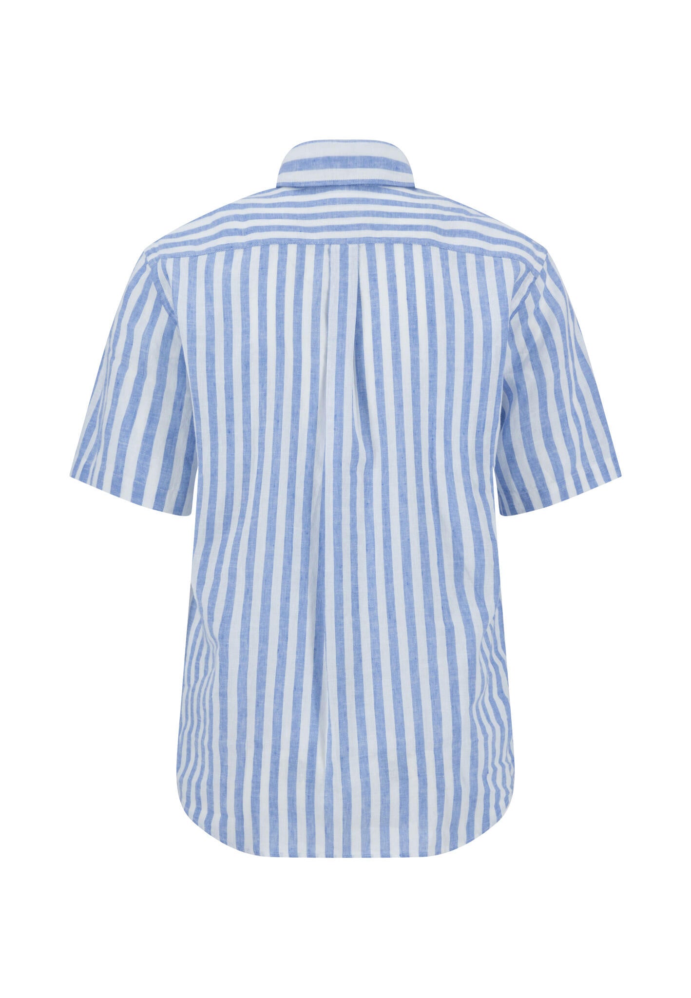 Leinenhemd gestreift Regular Fit - 604-crystal blue - Blau