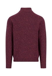 Strickpullover aus Wollmix - 368-deep merlot - Rot