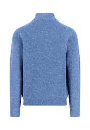 Strickpullover aus Wollmix - 604-crystal blue - Blau