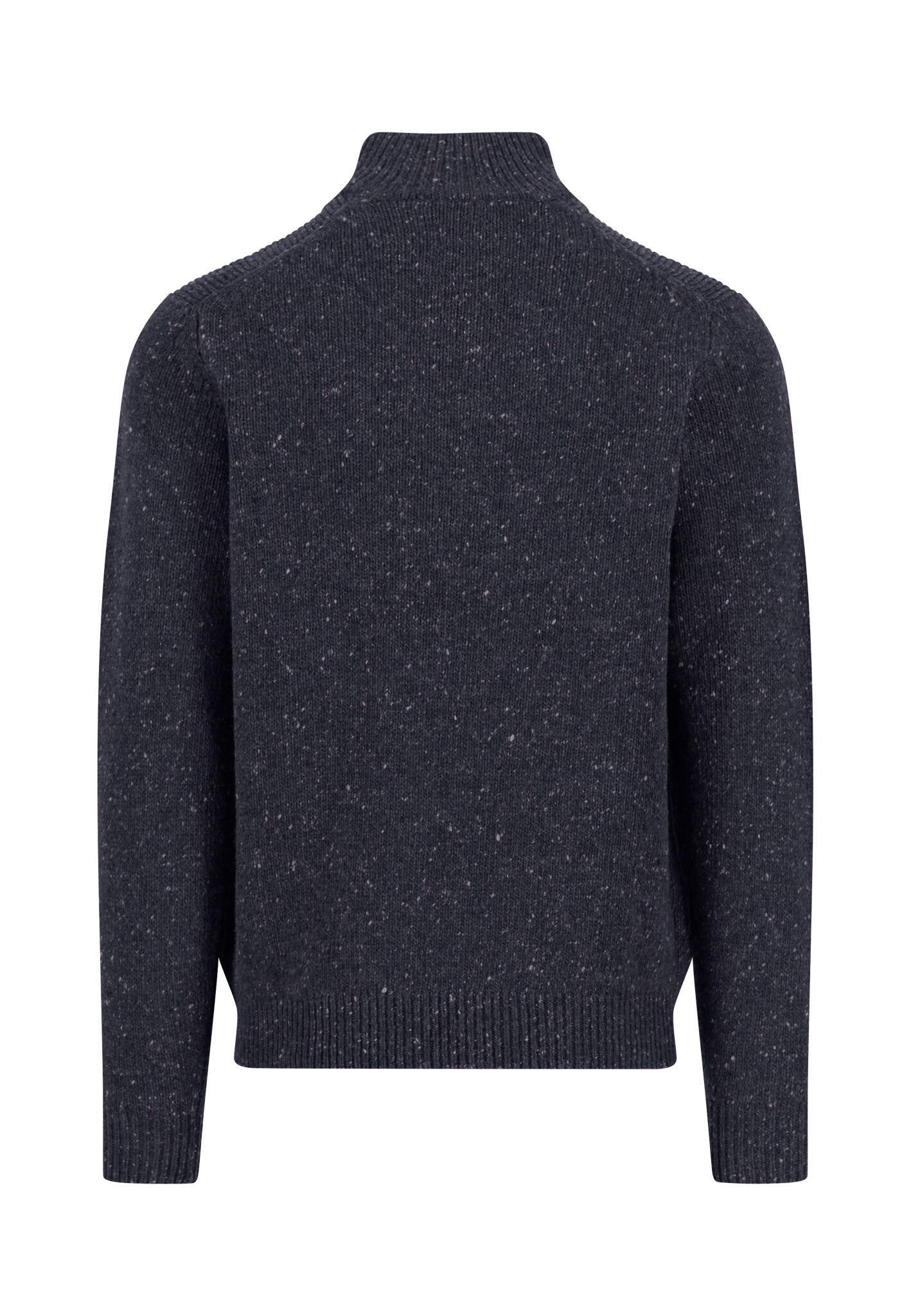 Strickpullover aus Wollmix - 690-navy - Blau