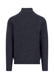 Strickpullover aus Wollmix - 690-navy - Blau