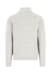Strickpullover aus Wollmix - 826-winter white - Blau