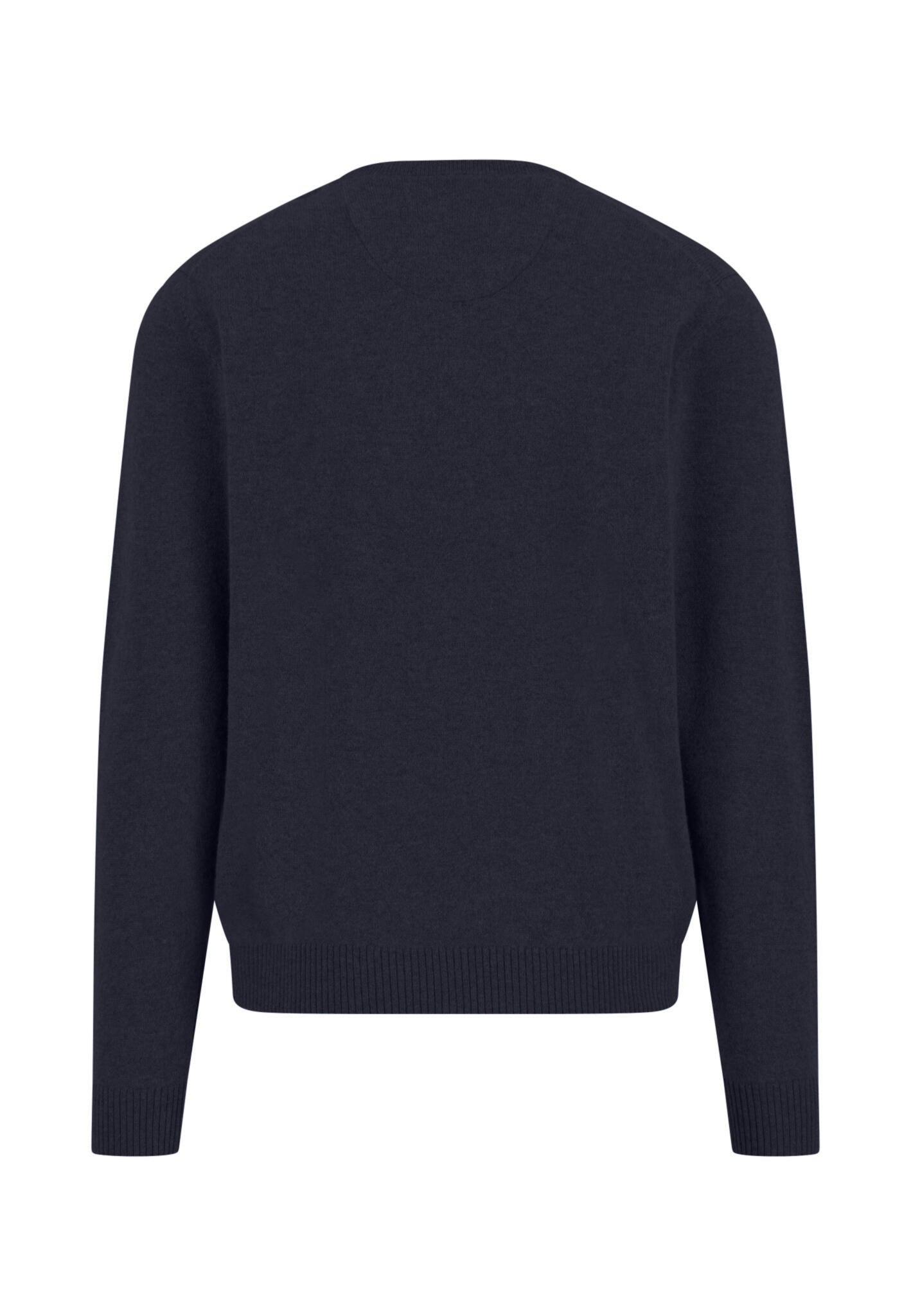 Strickpullover aus Kaschmir - 690-navy - Blau