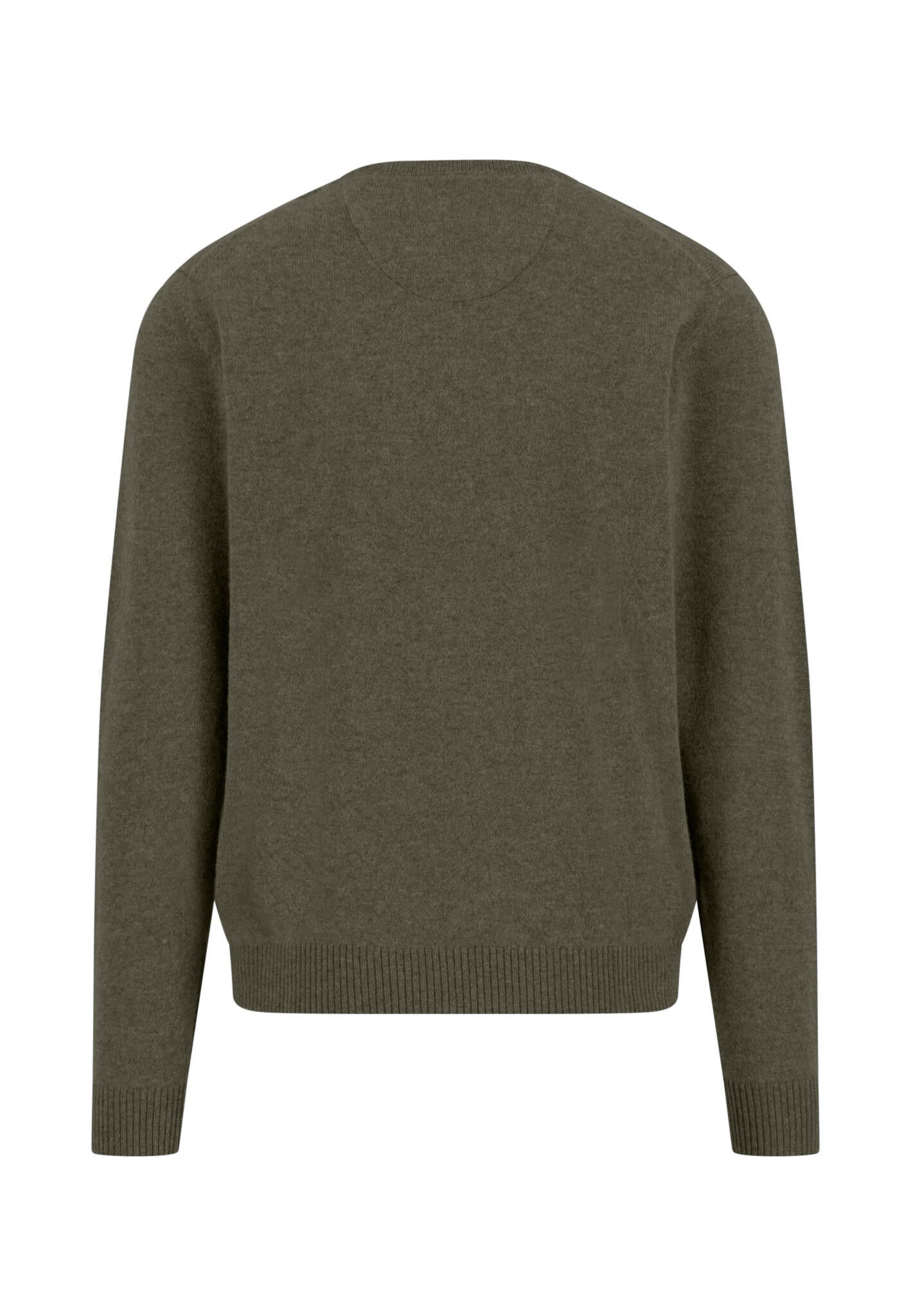 Strickpullover aus Kaschmir - 719-dark khaki - Khaki