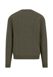 Strickpullover aus Kaschmir - 719-dark khaki - Khaki