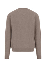 Strickpullover aus Kaschmir - 863-light taupe - Beige