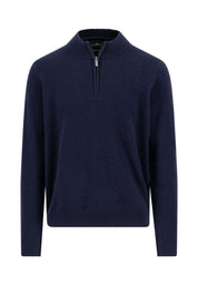 Strickpullover aus Kaschmir - 690-navy - Blau