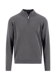 Strickpullover aus Kaschmir - 936-steel - Grau
