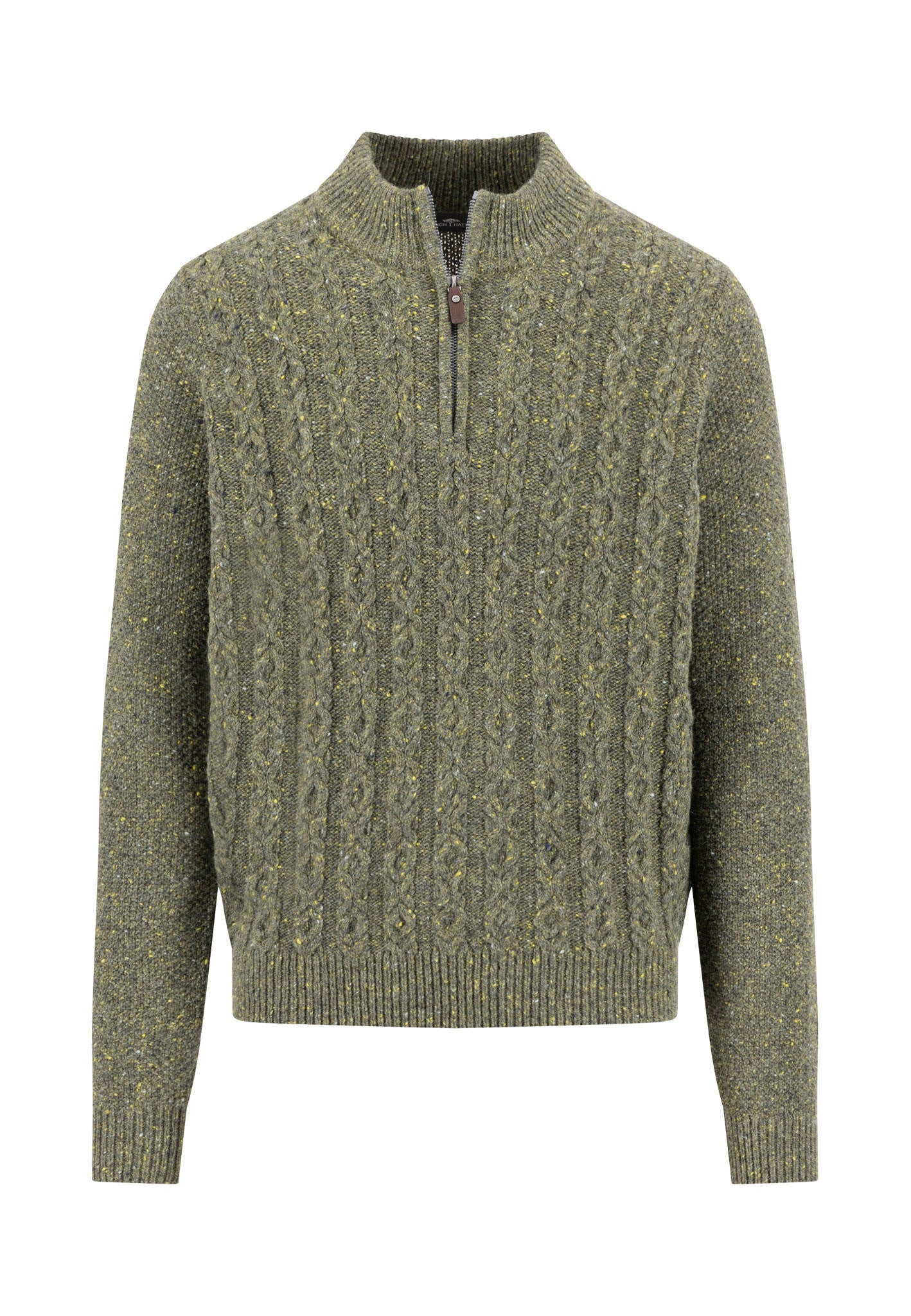 Strickpullover aus Wollmix - 737-dark ivy - Grün