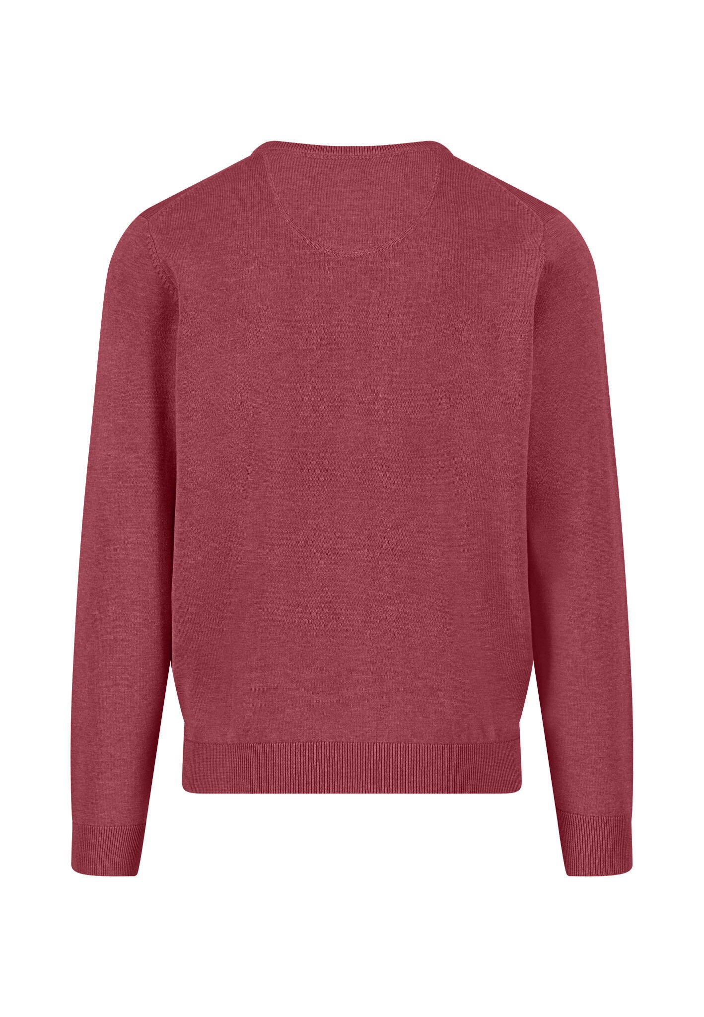 Strickpullover aus Baumwolle - 415-berry - Rot