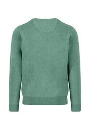 Strickpullover aus Baumwolle - 734-fern - Grün
