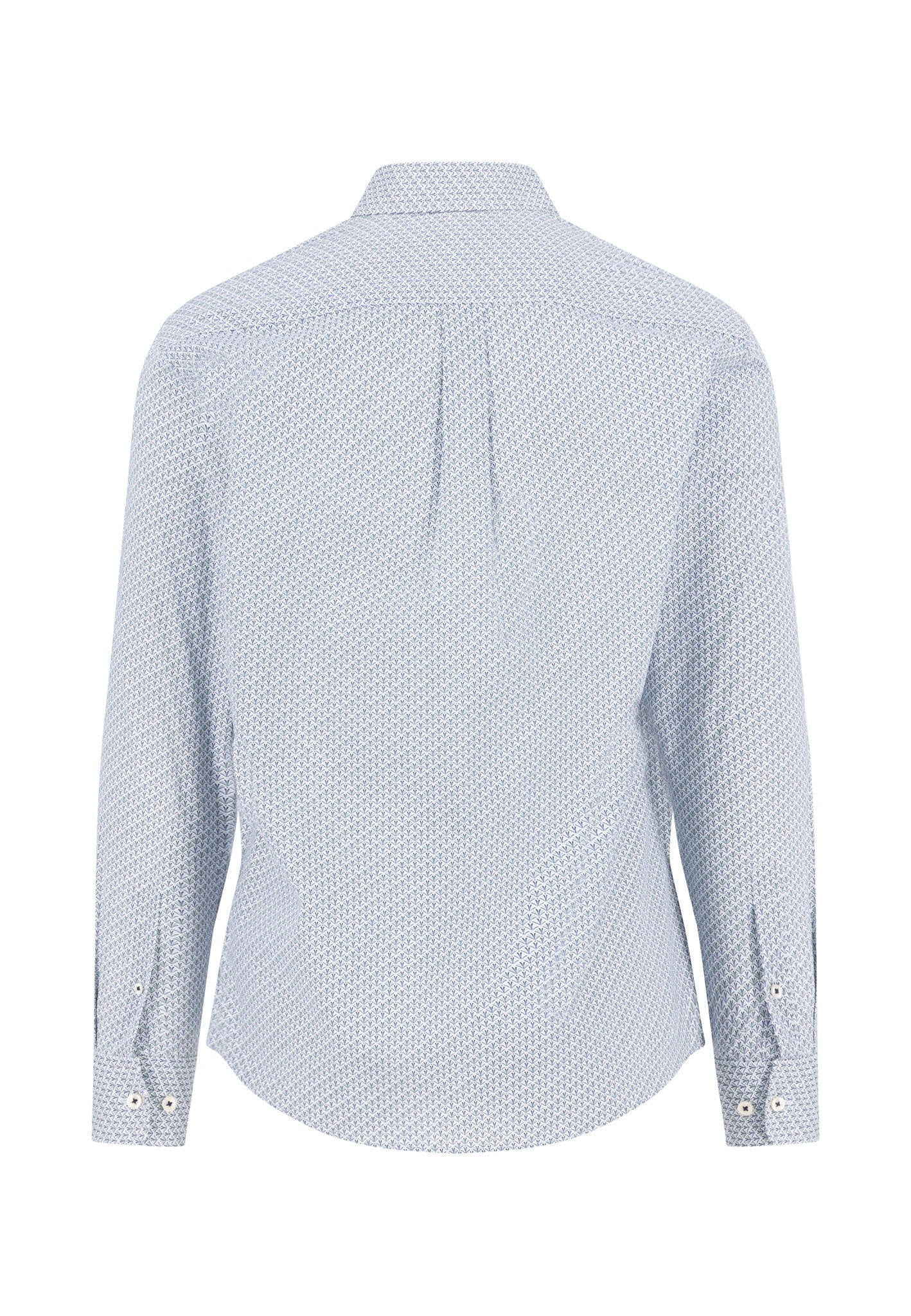 Freizeithemd gemustert Regular Fit - 734-fern - Grün