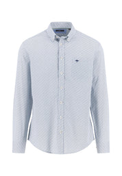 Freizeithemd gemustert Regular Fit - 734-fern - Grün