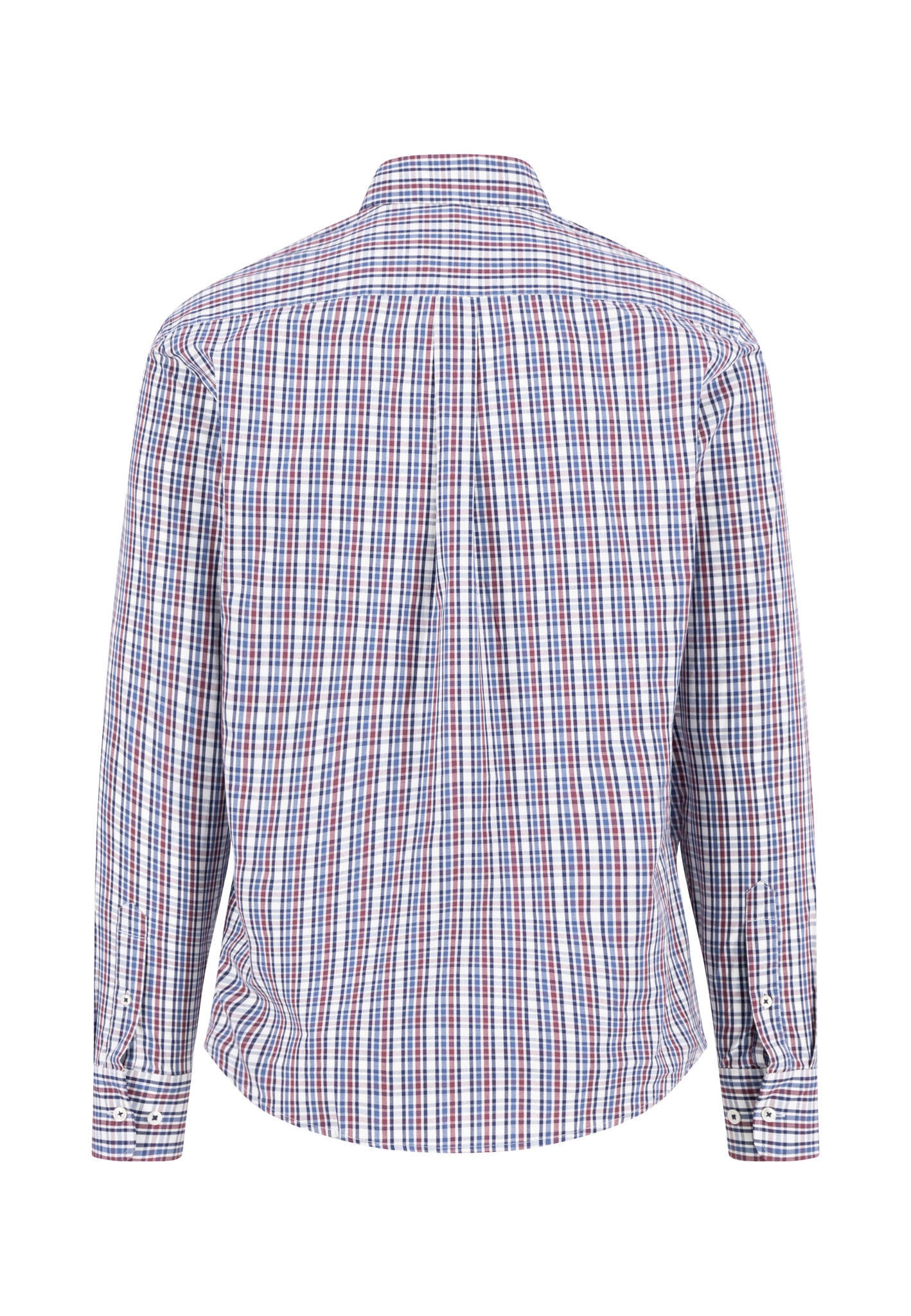 Hemd kariert Regular Fit - 368-deep merlot - Rot