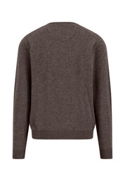 Strickpullover aus Kaschmir - 861-dark chocolate - Braun