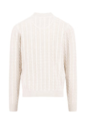 Strickpullover aus Baumwolle - 824-new offwhite - Weiß