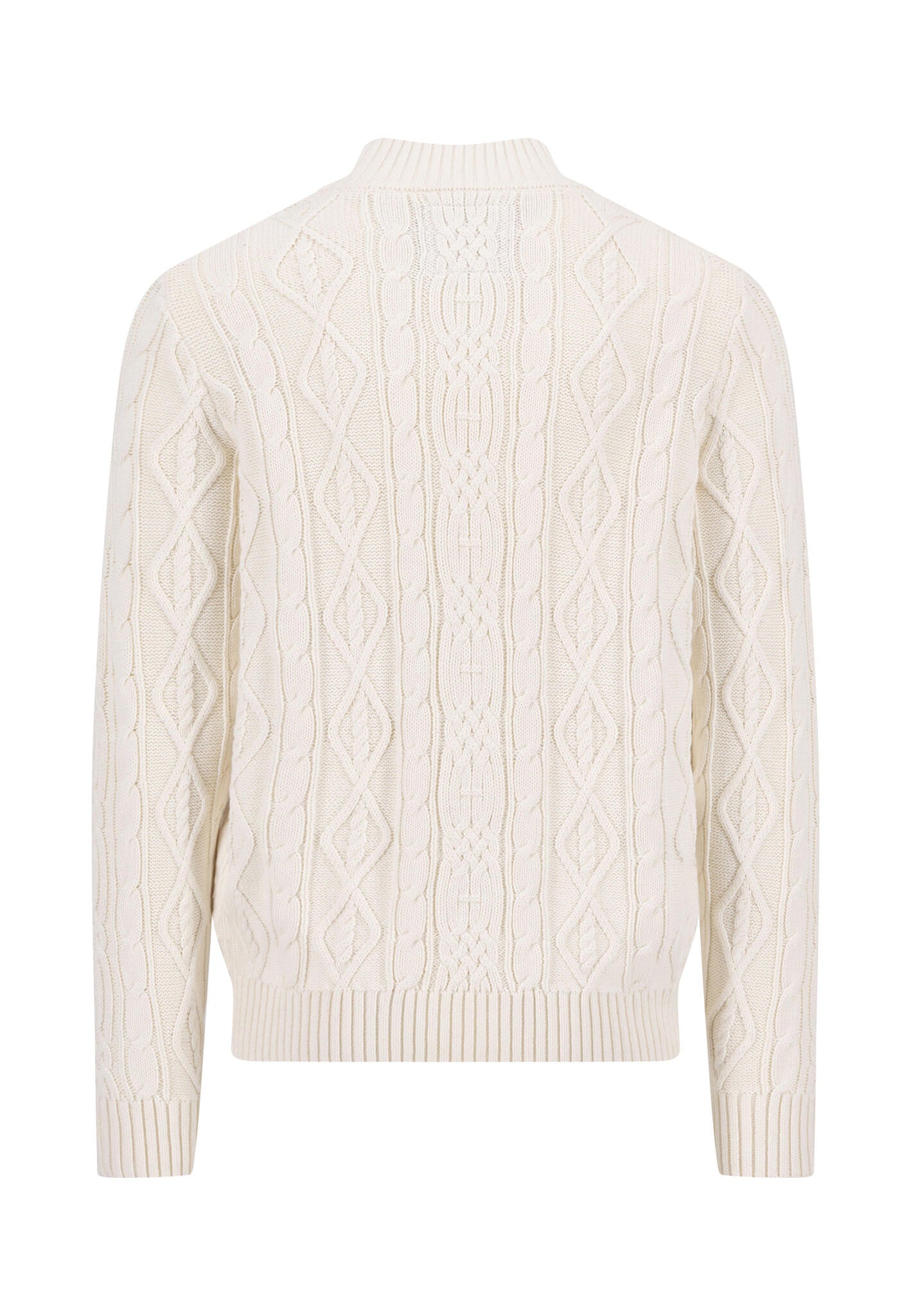 Strickjacke aus Baumwolle - 824-new offwhite - Creme