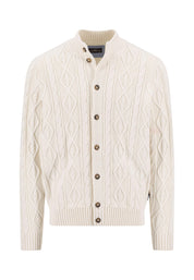 Strickjacke aus Baumwolle - 824-new offwhite - Creme