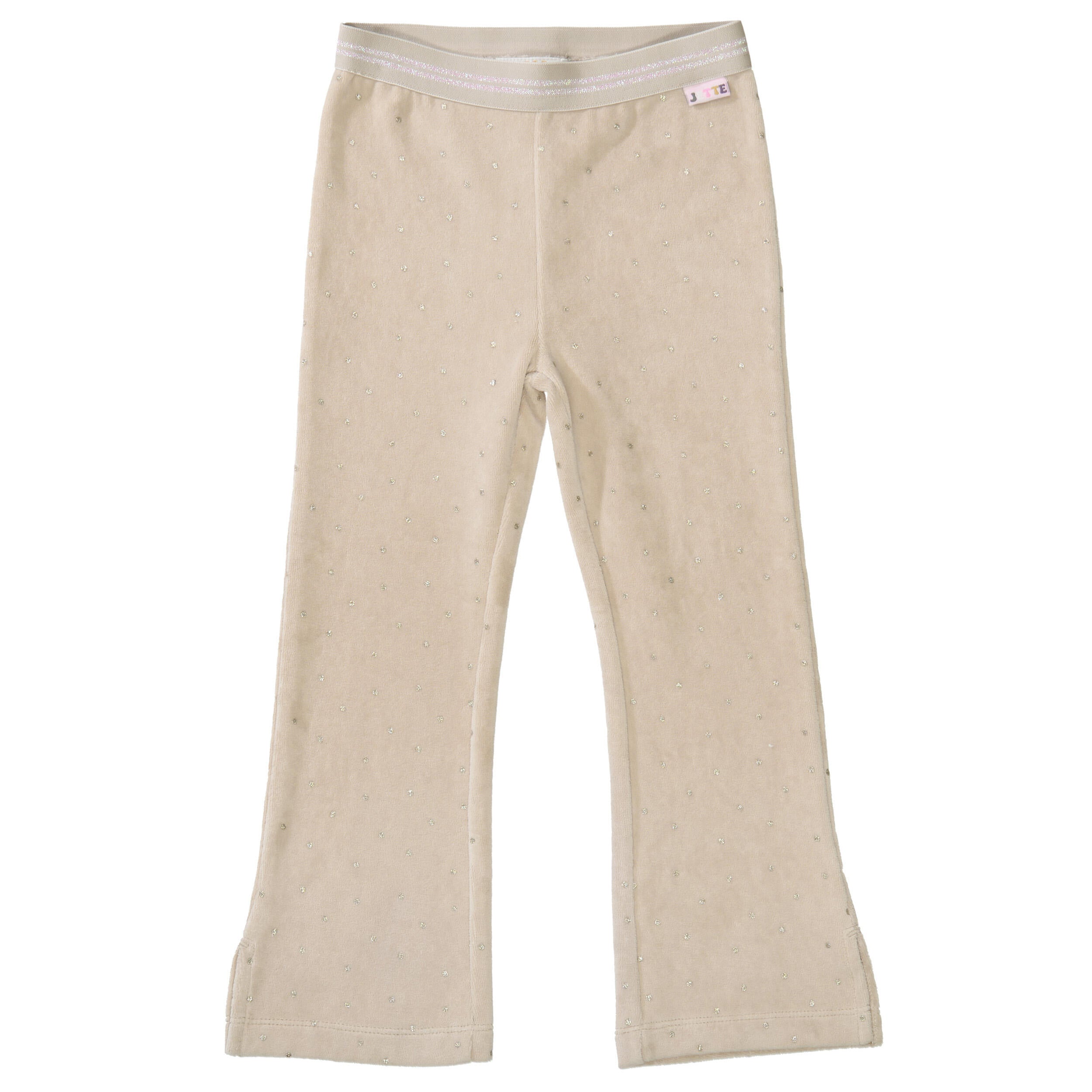 Schlupfhose mit ausgestelltem Bein - 225 SESAME AOP - Beige