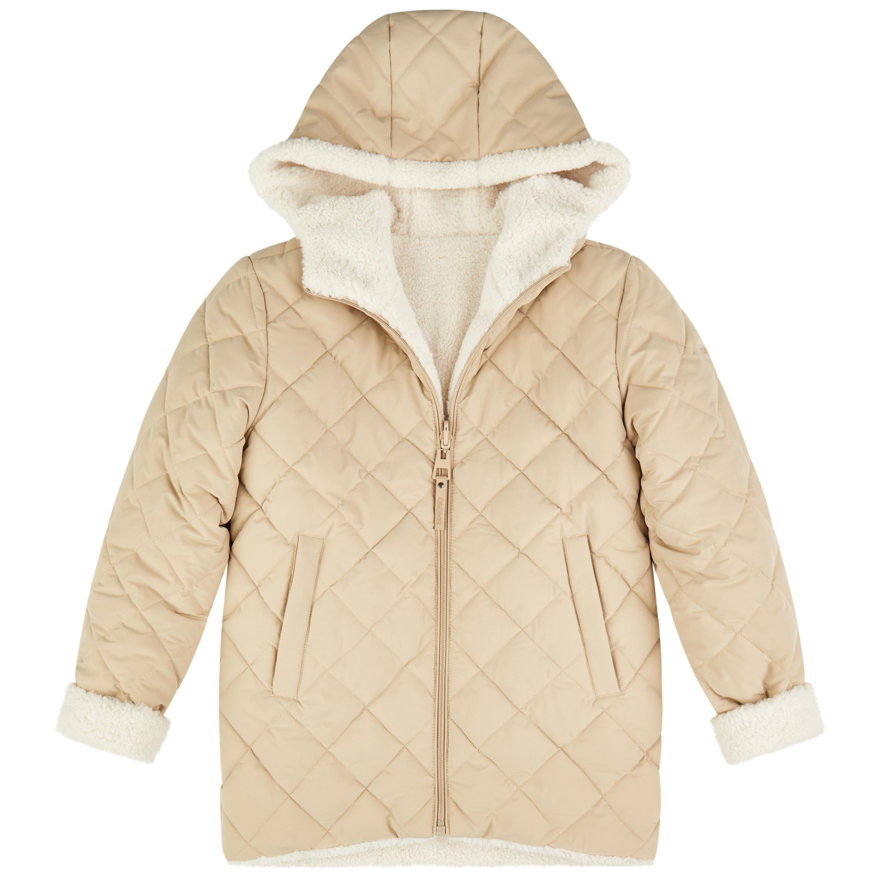 Steppjacke mit Kapuze - 212 DARK SAND - Beige