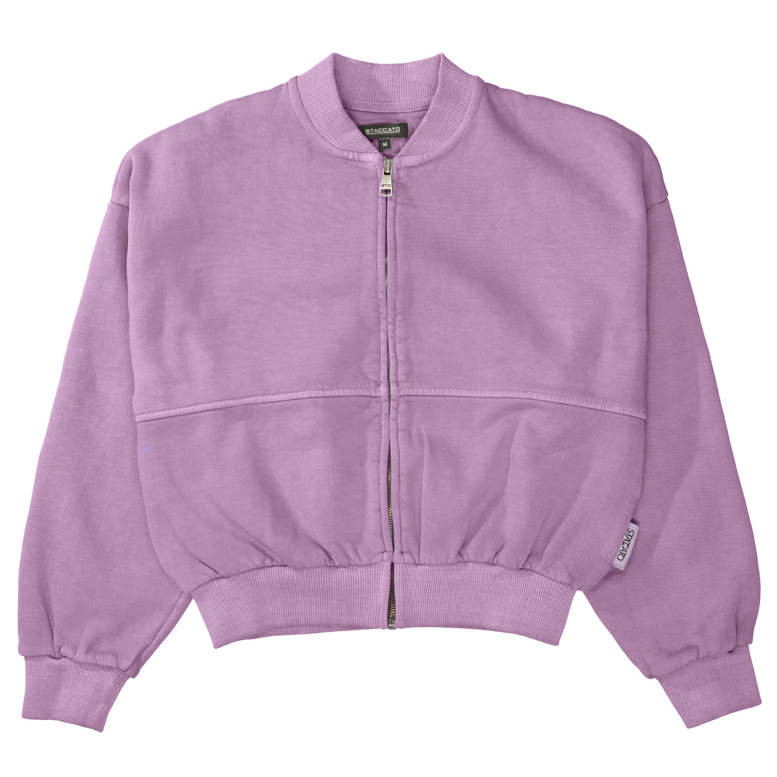 Oversized Sweatshirtjacke - 446 DARK VIOLET - Violett