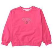 Sweatshirt mit Strass-Applikationen - 414 PARADISE PINK - Pink