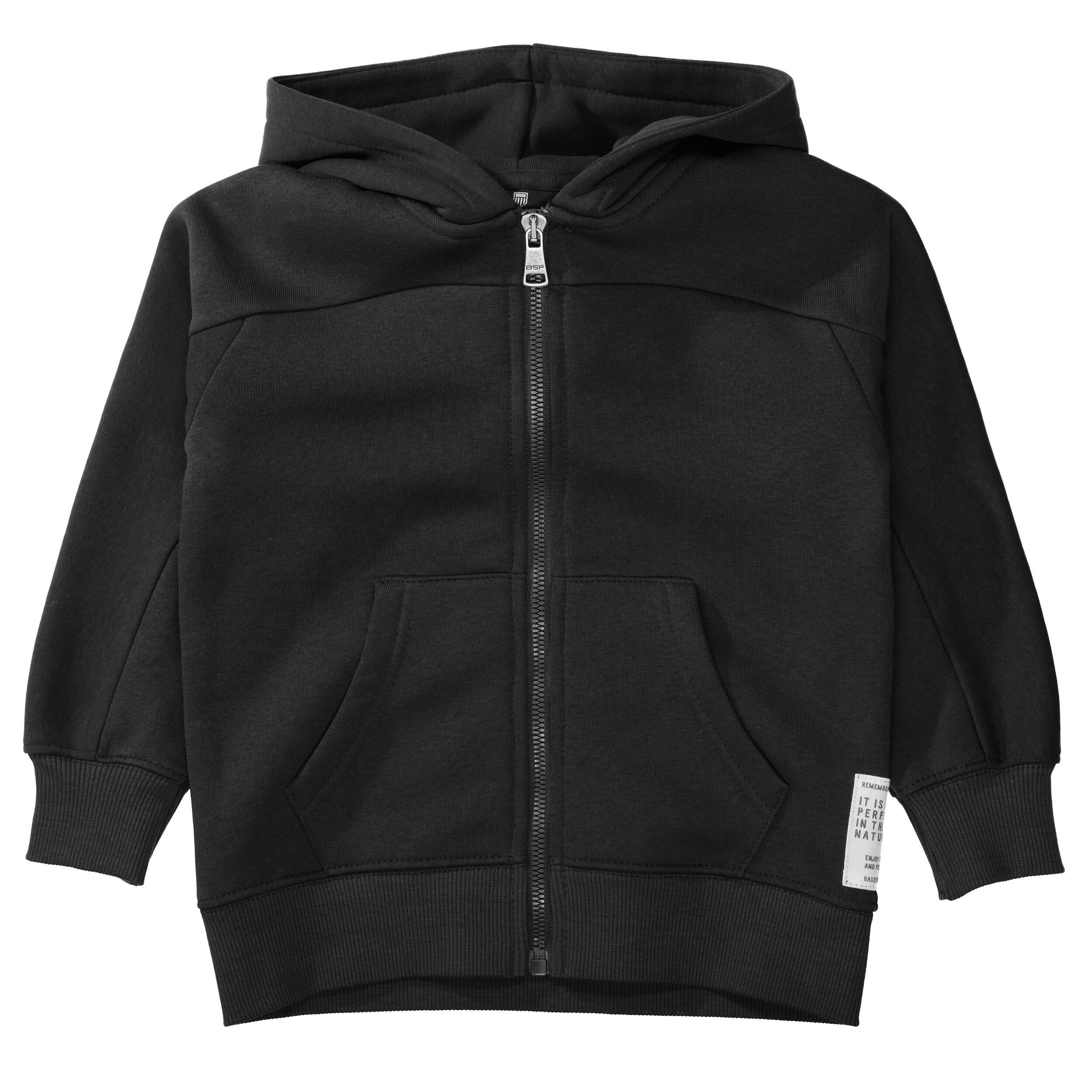 Sweatshirtjacke aus Baumwollmix - 805 DARK GRAPHIT - Grau