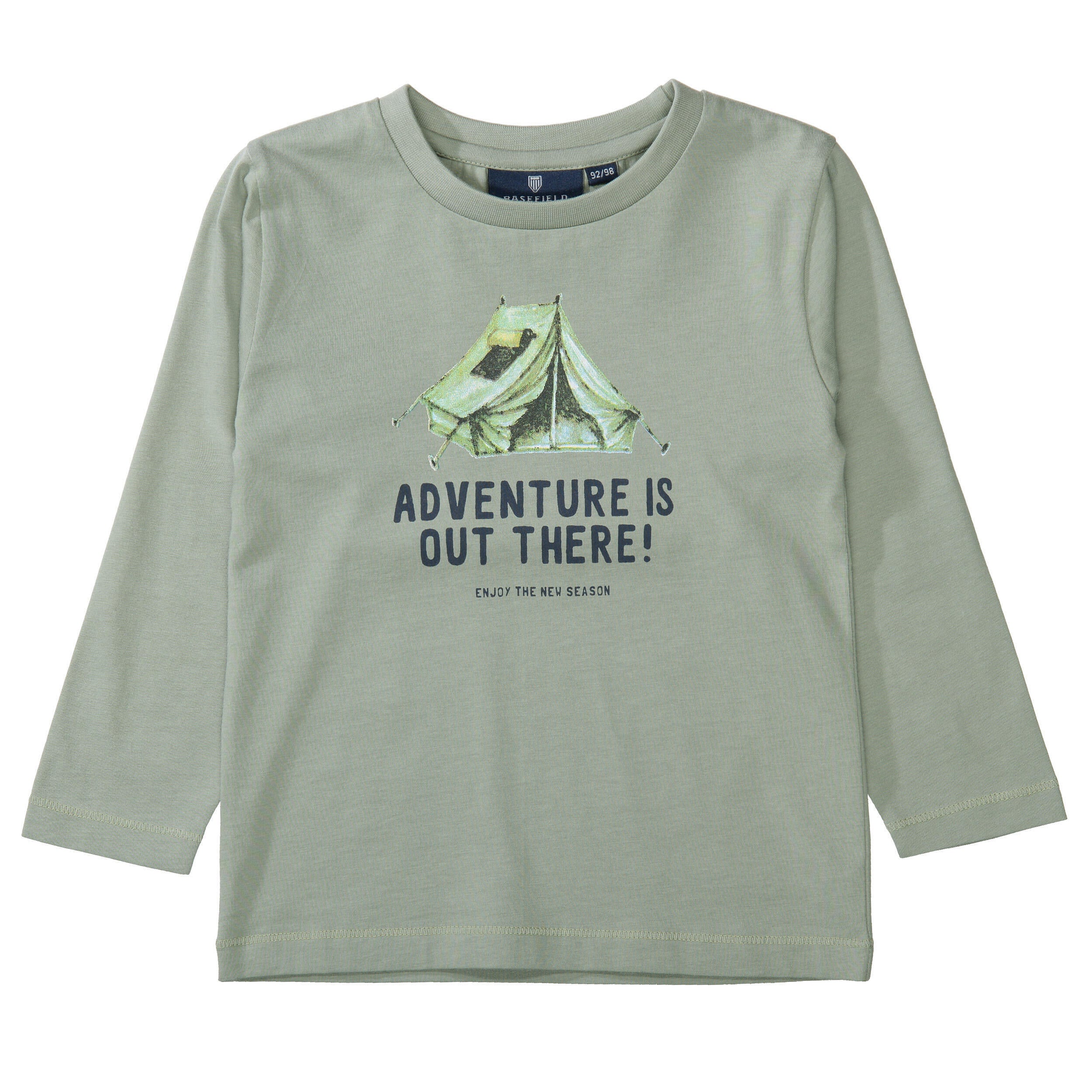 Langarmshirt mit Print - 511 DEEP MINT - Grün