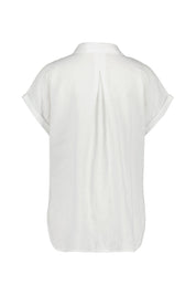 Leinenbluse Relaxed Fit - 101 101 WHITE - Weiß
