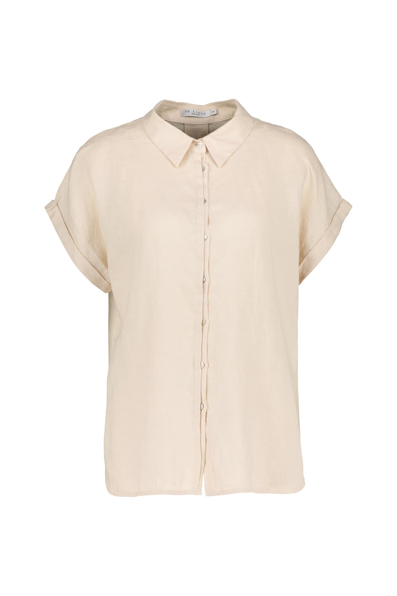 Leinenbluse Relaxed Fit - 209 209 SAND - Beige