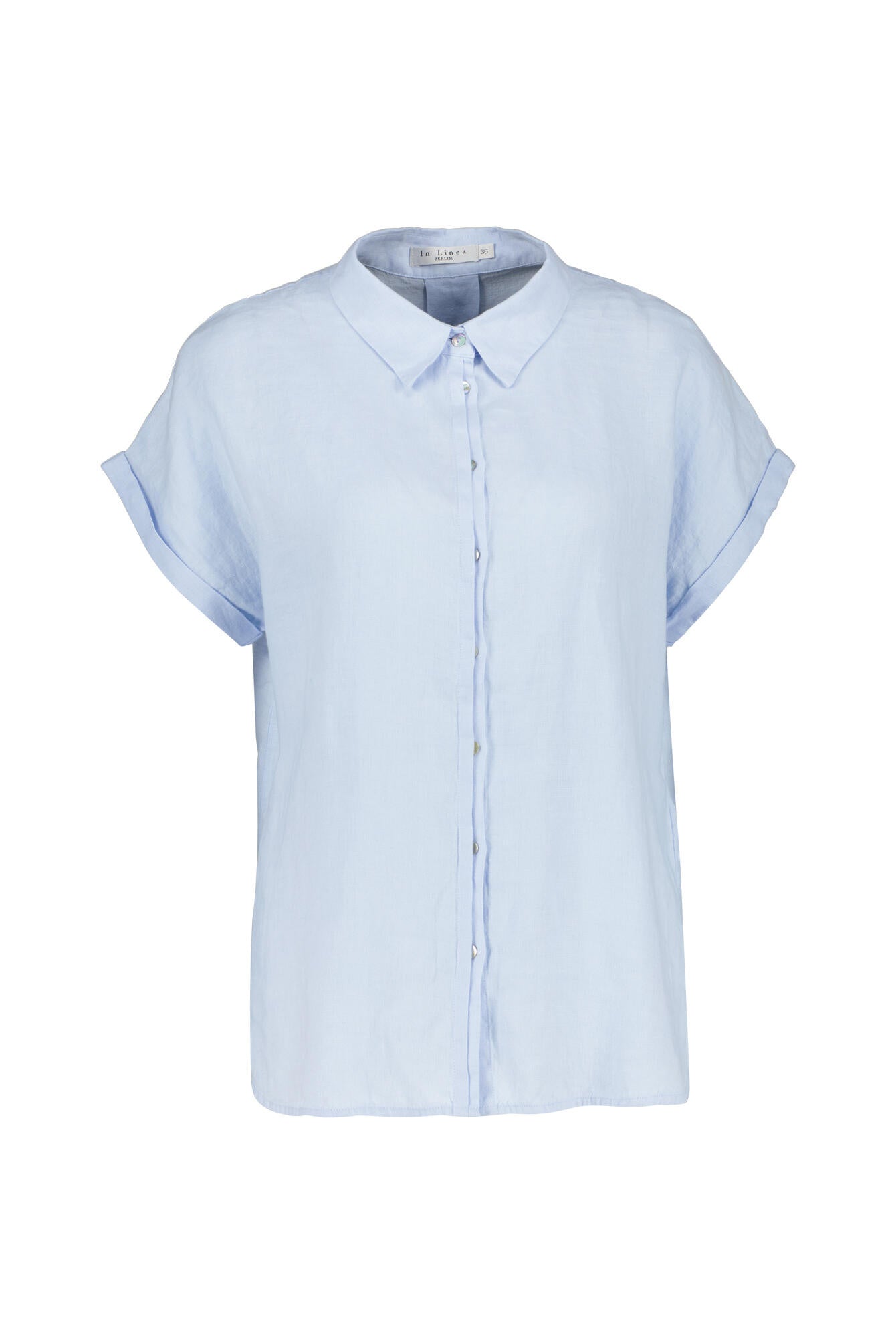 Leinenbluse Relaxed Fit - 601 601 BLUE - Blau