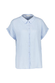 Leinenbluse Relaxed Fit - 601 601 BLUE - Blau