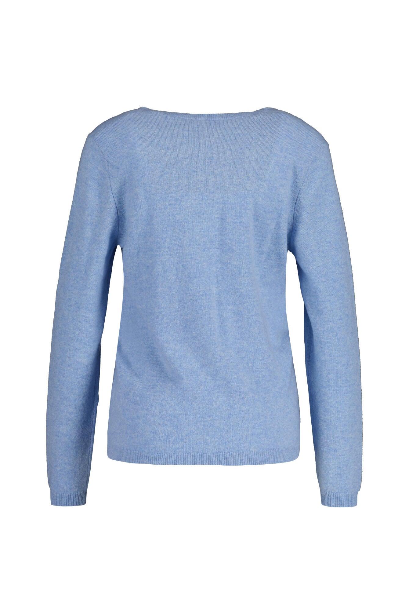 Strickpullover aus Kaschmir - 612 612 BLEU MEL. - Blau