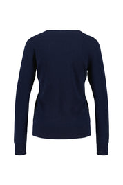 Strickpullover aus Kaschmir - 615 615 NAVY - Blau