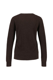 Strickpullover aus Kaschmir - 720 720 CHOCOLATE MEL. - Braun
