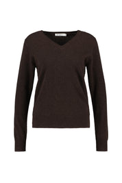 Strickpullover aus Kaschmir - 720 720 CHOCOLATE MEL. - Braun