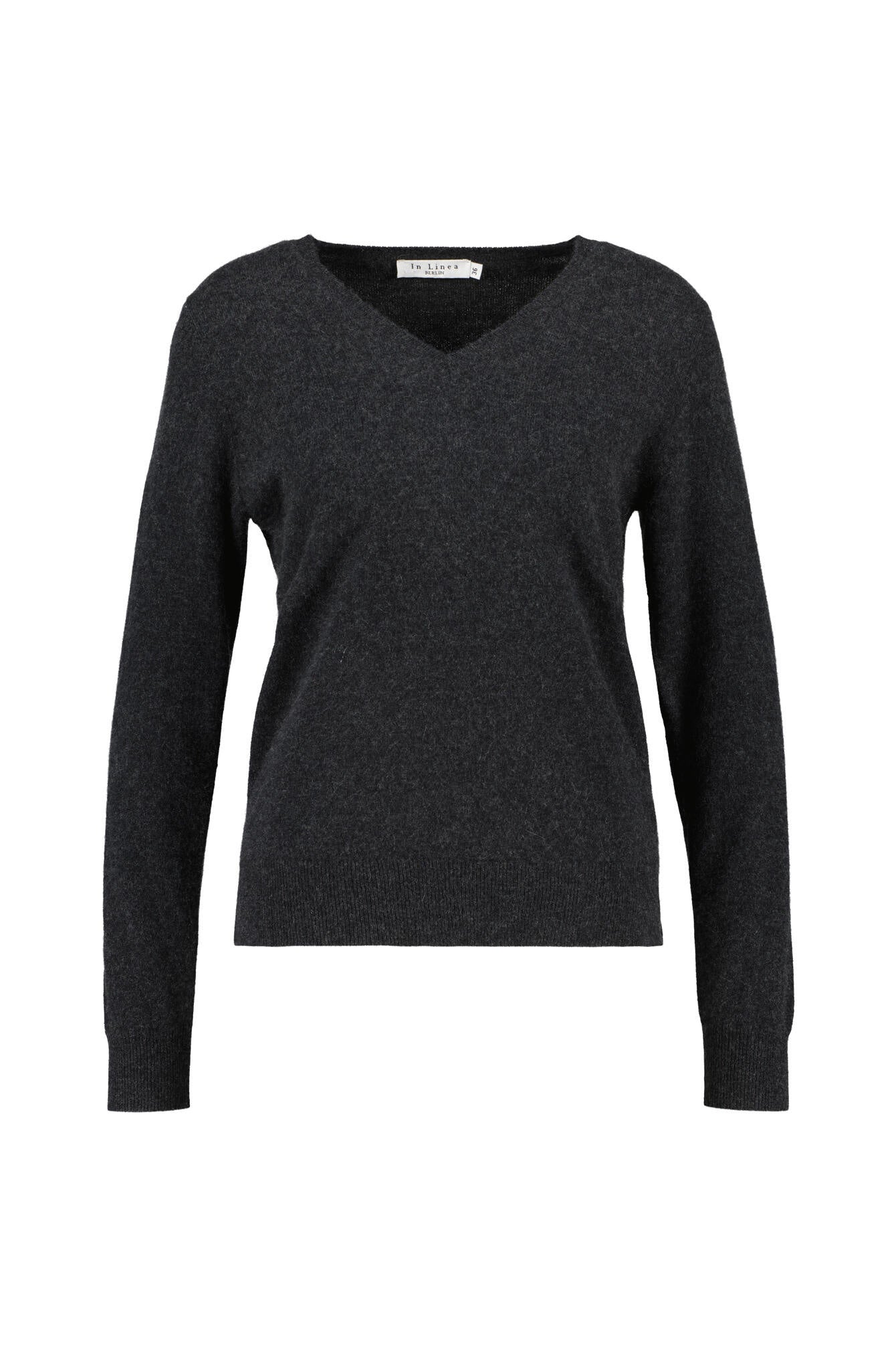 Strickpullover aus Kaschmir - 806 806 ANTHRA MEL. - Grau